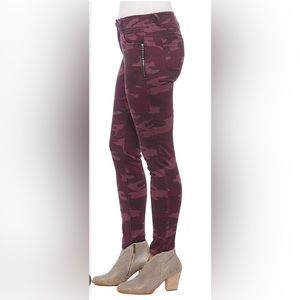 Democracy Ab Technology Camo Side Zip Skinny Pants Sz 4